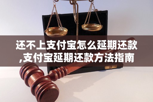 还不上支付宝怎么延期还款,支付宝延期还款方法指南