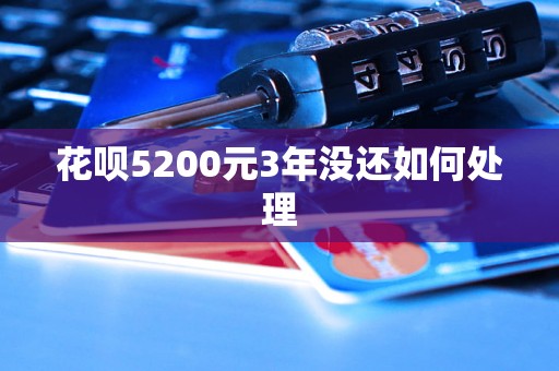 花呗5200元3年没还如何处理