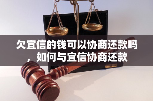 欠宜信的钱可以协商还款吗，如何与宜信协商还款