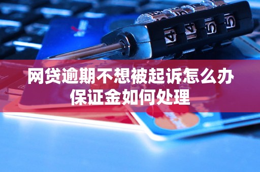 网贷逾期不想被起诉怎么办保证金如何处理