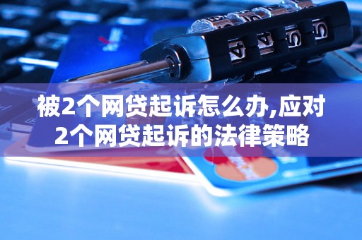 被2个网贷起诉怎么办,应对2个网贷起诉的法律策略