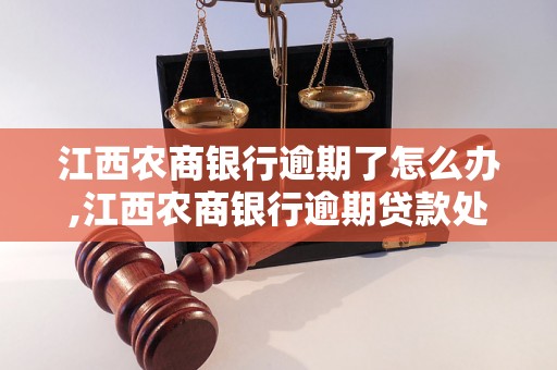 江西农商银行逾期了怎么办,江西农商银行逾期贷款处理方法