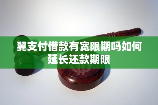 翼支付借款有宽限期吗如何延长还款期限