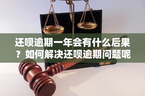 还呗逾期一年会有什么后果？如何解决还呗逾期问题呢？