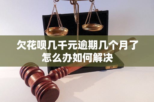 欠花呗几千元逾期几个月了怎么办如何解决