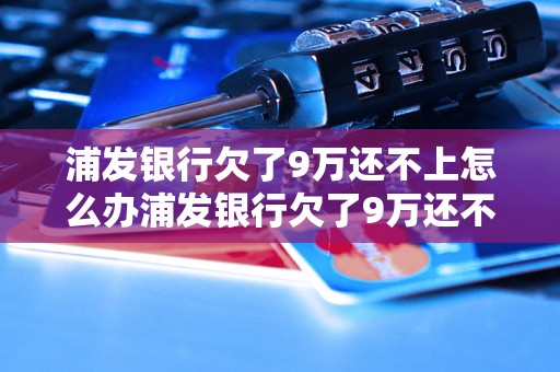 浦发银行欠了9万还不上怎么办浦发银行欠了9万还不上该怎么解决