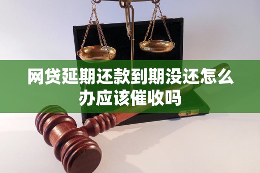 网贷延期还款到期没还怎么办应该催收吗