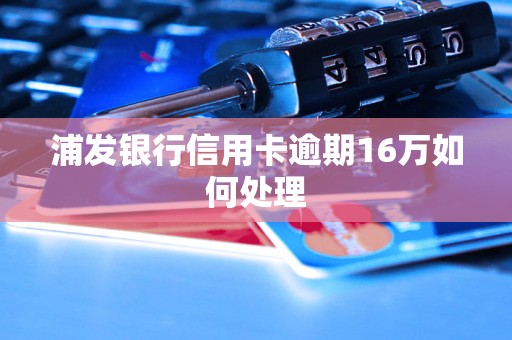 浦发银行信用卡逾期16万如何处理