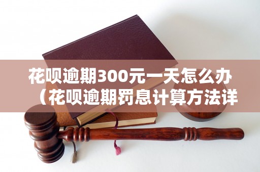 花呗逾期300元一天怎么办（花呗逾期罚息计算方法详解）