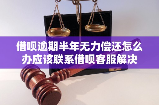 借呗逾期半年无力偿还怎么办应该联系借呗客服解决