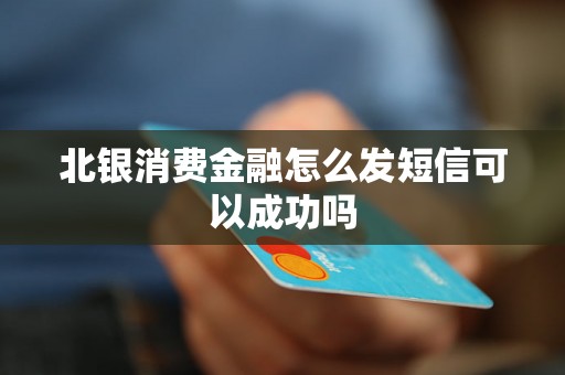 北银消费金融怎么发短信可以成功吗