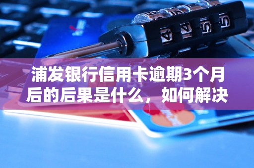 浦发银行信用卡逾期3个月后的后果是什么，如何解决逾期问题