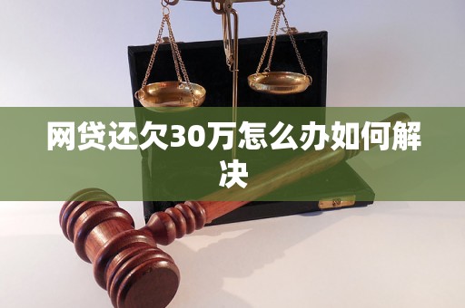 网贷还欠30万怎么办如何解决