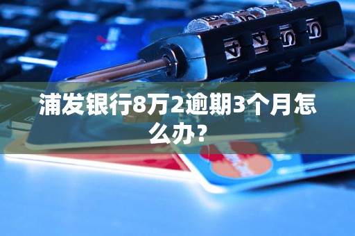 浦发银行8万2逾期3个月怎么办？