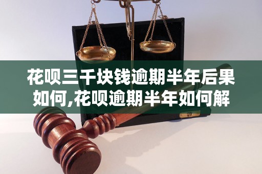 花呗三千块钱逾期半年后果如何,花呗逾期半年如何解决