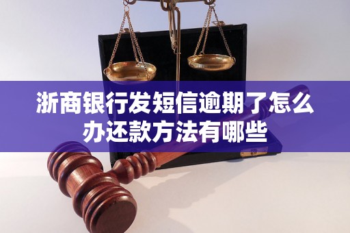 浙商银行发短信逾期了怎么办还款方法有哪些