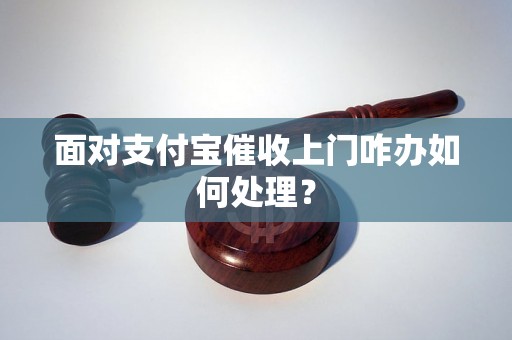 面对支付宝催收上门咋办如何处理？