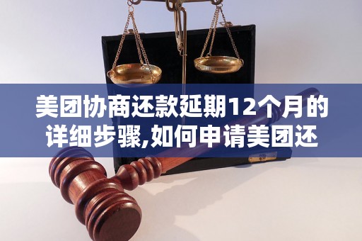 美团协商还款延期12个月的详细步骤,如何申请美团还款延期