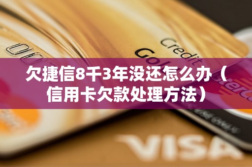 欠捷信8千3年没还怎么办（信用卡欠款处理方法）