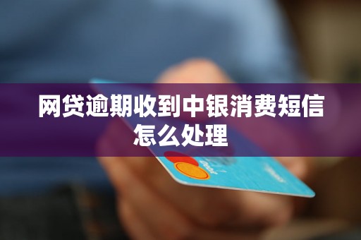 网贷逾期收到中银消费短信怎么处理