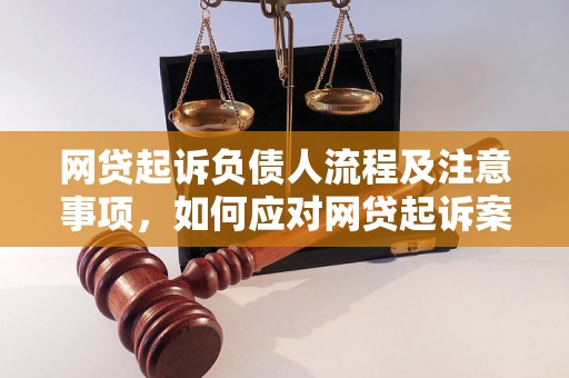 网贷起诉负债人流程及注意事项，如何应对网贷起诉案件