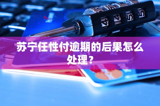 苏宁任性付逾期的后果怎么处理？