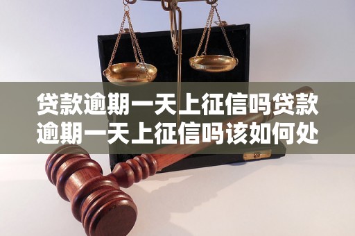 贷款逾期一天上征信吗贷款逾期一天上征信吗该如何处理