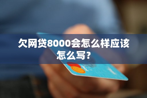 欠网贷8000会怎么样应该怎么写？