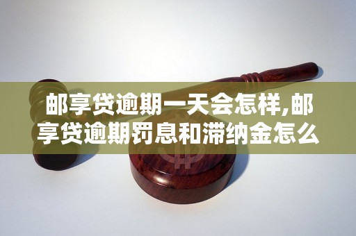 邮享贷逾期一天会怎样,邮享贷逾期罚息和滞纳金怎么计算