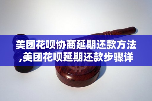 美团花呗协商延期还款方法,美团花呗延期还款步骤详解