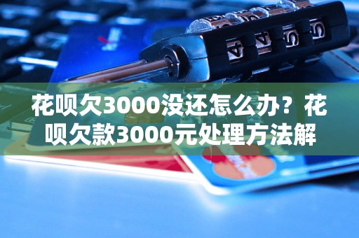 花呗欠3000没还怎么办？花呗欠款3000元处理方法解析