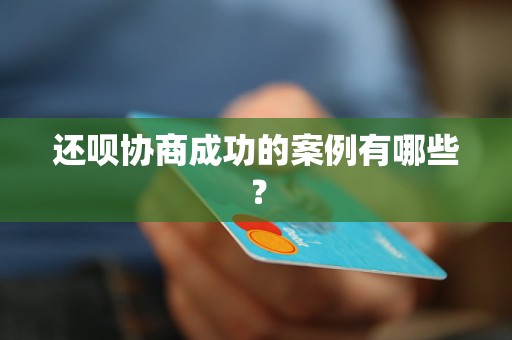 还呗协商成功的案例有哪些？