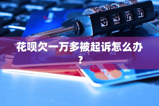 花呗欠一万多被起诉怎么办？