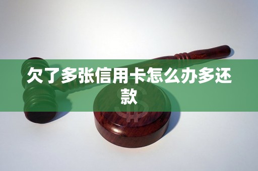 欠了多张信用卡怎么办多还款