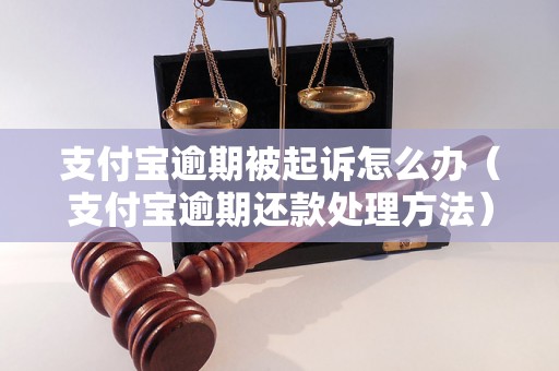 支付宝逾期被起诉怎么办（支付宝逾期还款处理方法）