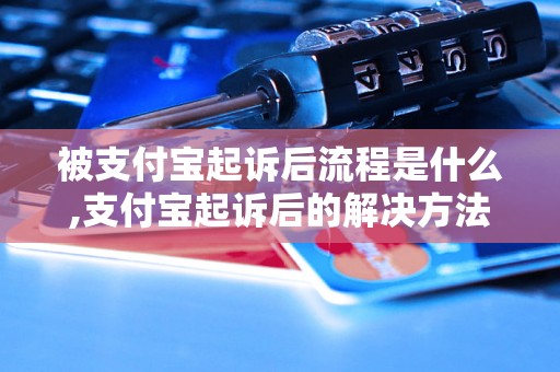 被支付宝起诉后流程是什么,支付宝起诉后的解决方法