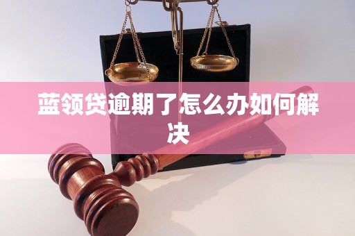 蓝领贷逾期了怎么办如何解决