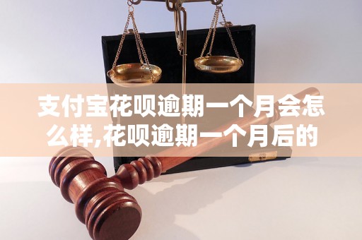 支付宝花呗逾期一个月会怎么样,花呗逾期一个月后的处罚措施