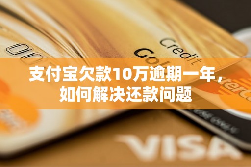 支付宝欠款10万逾期一年，如何解决还款问题