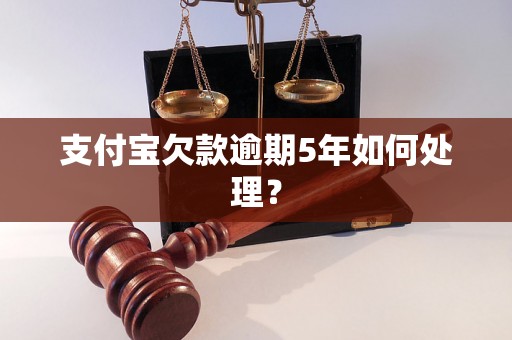 支付宝欠款逾期5年如何处理？