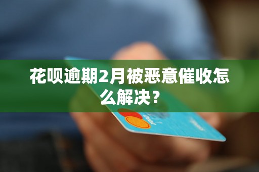 花呗逾期2月被恶意催收怎么解决？