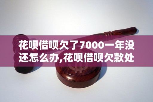 花呗借呗欠了7000一年没还怎么办,花呗借呗欠款处理方法