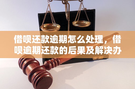 借呗还款逾期怎么处理，借呗逾期还款的后果及解决办法