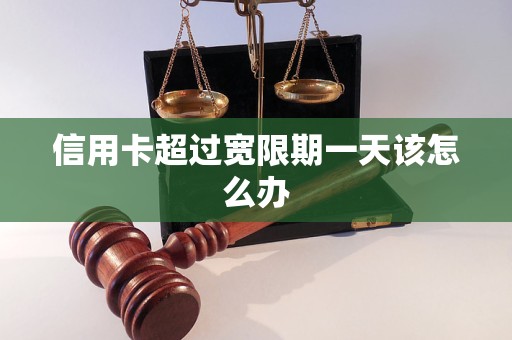 信用卡超过宽限期一天该怎么办