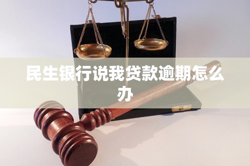 民生银行说我贷款逾期怎么办