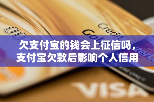 欠支付宝的钱会上征信吗，支付宝欠款后影响个人信用吗