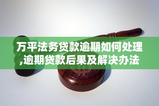 万平法务贷款逾期如何处理,逾期贷款后果及解决办法