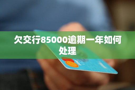 欠交行85000逾期一年如何处理