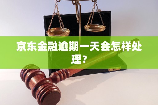 京东金融逾期一天会怎样处理？