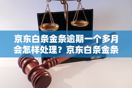 京东白条金条逾期一个多月会怎样处理？京东白条金条逾期罚息收费标准